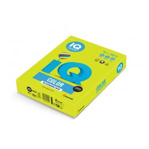 Farebný papier IQ color neónovo zelený NEOGN, A4, 80g