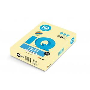 Farebný papier IQ color žltá pastelová YE23, A4, 160g