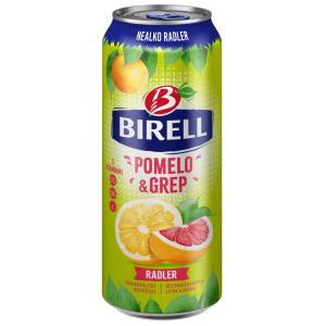 Pivo Birell nealko 24 x 0,5 ℓ Pomelo  Grep plechovka