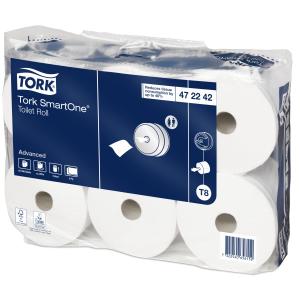 Toaletný papier 2-vrstv. TORK SmartOne biely T8 (6 ks)