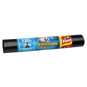 Vrecia zaväzovacie FINO Power 120 ℓ, 40 mic., 70 x 110 cm, čierne (10 ks)