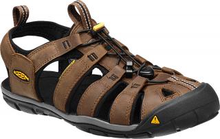 KEEN CLEARWATER  LEATHER CNX M dark earth/black Veľkosť: 10,5