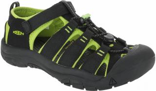 KEEN NEWPORT H2 YOUTH  black/lime green Veľkosť: 33