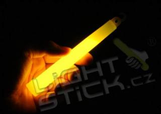 Svietiaca tyčinka EXTRA 5 MIN., Lightstick SPORT 15 cm, 1ks / obal - Biela