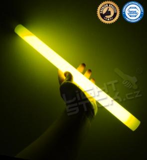 Svietiaci tyč (chemické svetlo) MONSTER Lightstick 36cm - Biela