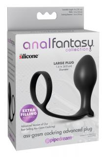 Anal Fantasy Ass-Gasm Cock Ring Advanced Plug