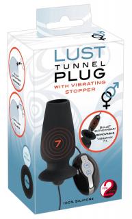 You2Toys Análny kolík "Lust Tunnel Plug with vibrating stopper"