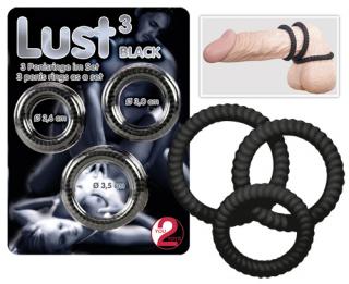 You2Toys Lust penis krúžky 3ks