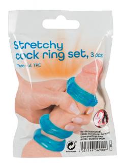 You2Toys Stretchy cock ring set 3ks