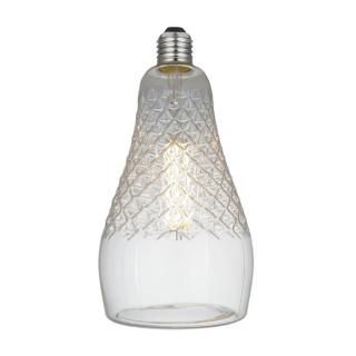 Sklenená LED žiarovka Crystal Line Iris E27 6W - stmievateľná Farebná teplota: 2700 K