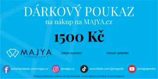 10533 Elektronický DÁRKOVÝ POUKAZ Hodnota: 1500 KČ