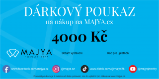 10533 Elektronický DÁRKOVÝ POUKAZ Hodnota: 4000 KČ