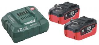 18V 5,2Ah Li Power, 2 x batéria s nabíjačkou METABO Basic Set