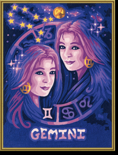 Gemini (Blíženci) (18 x 24 cm) (Maľovanie podľa čísel - Schipper)