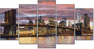 New York za úsvitu (72 x 132 cm) (Maľovanie podľa čísel - Schipper)