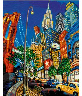 The Big Apple - podľa Miguela Freitasa (40 x 50 cm) (Maľovanie podľa čísel - Schipper)