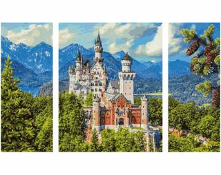 Zámok Neuschwanstein (80 x 50 cm) (Maľovanie podľa čísel - Schipper)