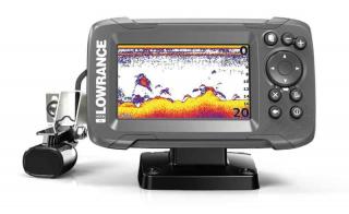 SET Sonar Lowrance HOOK2 - 4X ROW + príslušenstvo (sonar+sonda+aku. 4,5Ah+nabíjačka)