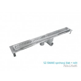 Bath Concept SZ-SNAKE sprchový žľab 760X120X85 ﻿mm