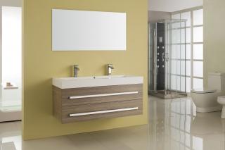 BATH FURNITURE skrinka s umývadlom FLORENCIA 1200x520x550 mm - orech