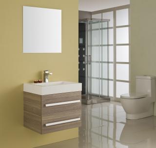 BATH FURNITURE skrinka s umývadlom FLORENCIA  570x460x550 mm - orech