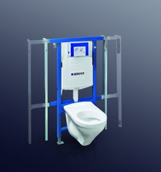 GEBERIT DUOFIX SPECIAL pre závesné WC s UP320,111.385.00.5  šírkovo nastaviteľný (80-130cm), stavebná výška 112cm,