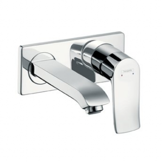 Hansgrohe páková umývadlová batéria pod omietku s výtokom 165 mm Metris chróm kód 31085000