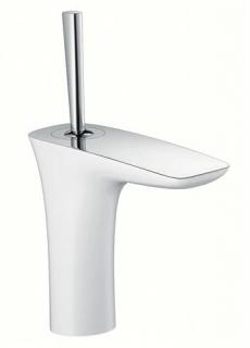 Hansgrohe páková umývadlová batéria PuraVida biela/chróm kód 15070400