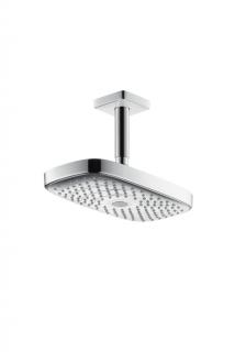 HANSGROHE Raindance Select E 300 2jet, horná sprcha s prívodom od stropu 100 mm, chróm 27384000