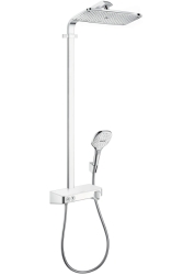 Hansgrohe Raindance Select E360 1jet ST Showerpipe - biela/chróm kód 27288400