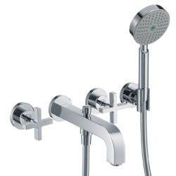 Hansgrohe trojotvorová vaňová armatúra Axor Citterio chróm kód 39447000