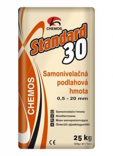 Samonivelačná podlahová hmota Chemos Standard 30