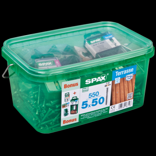 SPAX Set 5x50 A2