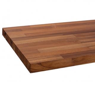 Teak Pracovná doska 30 x 620 x 3020 mm