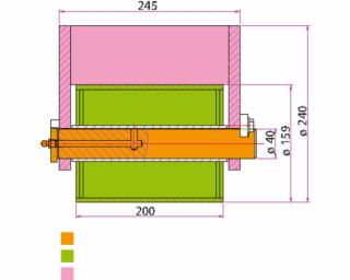 Valček Abroll 200 mm