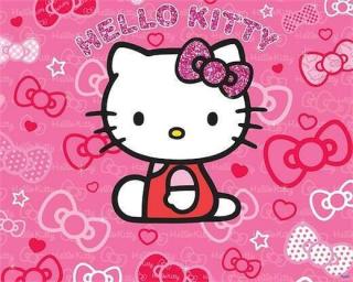 Walltastic 3D tapeta Hello Kitty