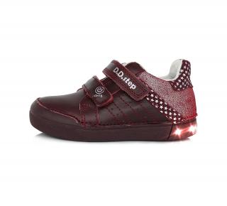 D.D.STEP LIGHT dievčenské prechodné topánky Raspberry 068 Veľkosť: 25