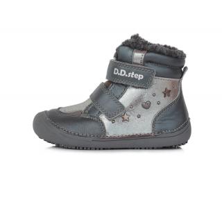 D.D.STEP zimné topánky Dark Grey BAREFOOT Veľkosť: 30