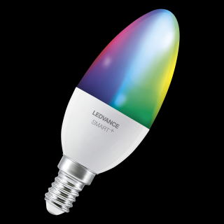 LEDVANCE SMART LED žiarovka CLAS B 40 4,9 W E14 Multicolor