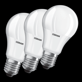 OSRAM LED žiarovka Clas A 60 8.5 W E27 Studená biela 3ks