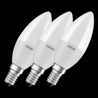 OSRAM LED žiarovka Clas B 60 7.5 W E14 Teplá biela 3ks