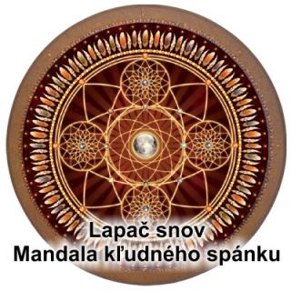 Exclusive. Lapač snov mandala, kľudný spánok - obraz s energiou feng shui