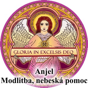 Magnetka. Anjel, modlitba, nebeská pomoc - Mandala s energiou feng shui