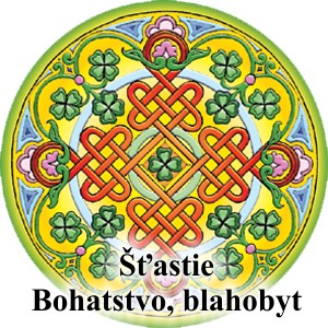 Magnetka. Mandala šťastia. Bohatstvo, blahobyt - s energiou feng shui