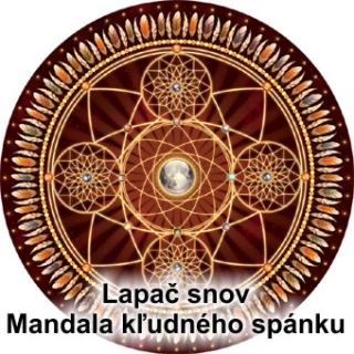 Plagát. Lapač snov, mandala pre kľudný spánok - s energiou feng shui