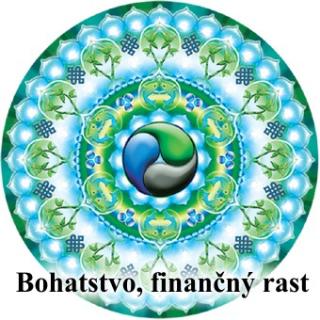 Plagát. Mandala bohatstva, finančný rast - s energiou feng shui