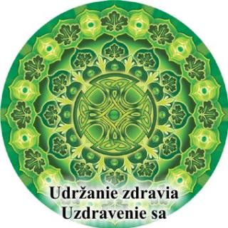 Plagát. Mandala zdravia, uzdravenie sa - s energiou feng shui