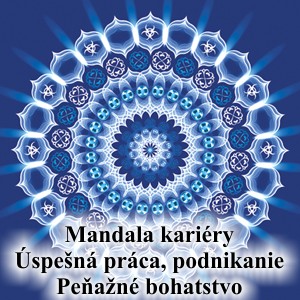 Samolepiaca. Mandala kariéry. Úspech, bohatstvo - obraz s energiou feng shui