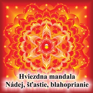 Samolepiaca. Mandala nádeje, šťastie, blahoprianie - obraz s energiou feng shui