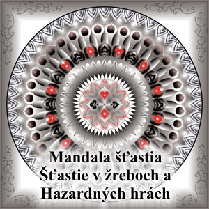 Samolepiaca. Mandala šťastia. Žreby a hry - obraz s energiou feng shui